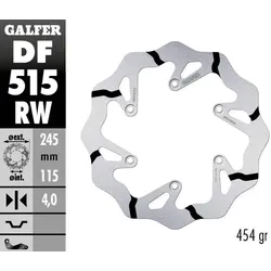 Galfer Bremsscheibe DF515 - Typ RW (Offroad starr grooved)