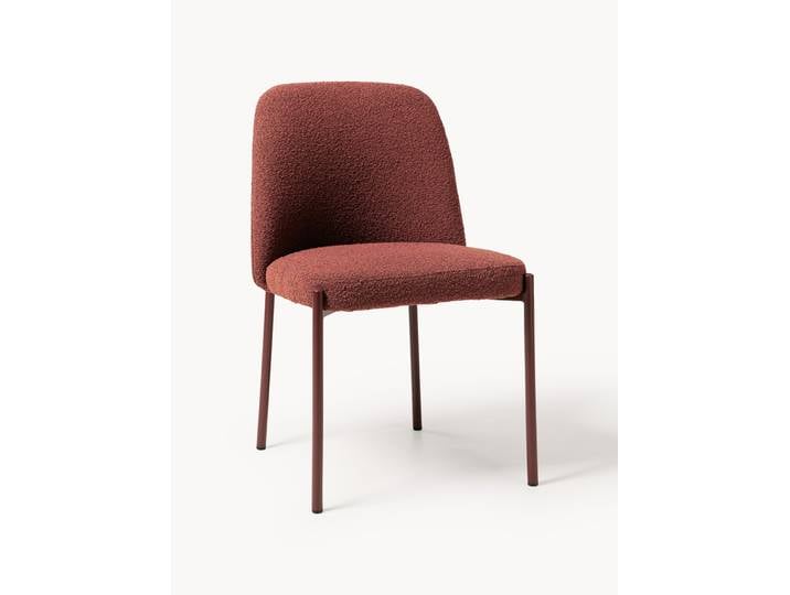 Chaise rembourrée en bouclette Felicia