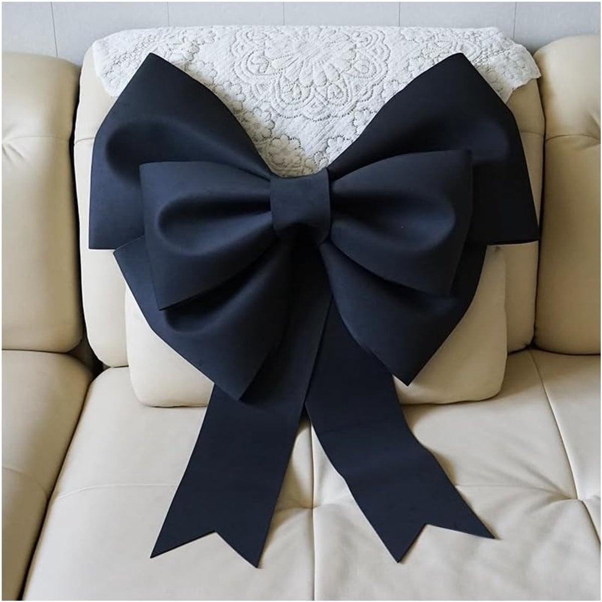 Thijox Grote kerstrozetten 50 cm - Decoratieve strik hanger voor kerstboom, open haard en voordeur