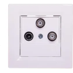 Schneider Electric TV-SAT-SAT-Antennendose 1dB weiss - EPH3600121 (Antennendose), SAT Zubehör, Weiss
