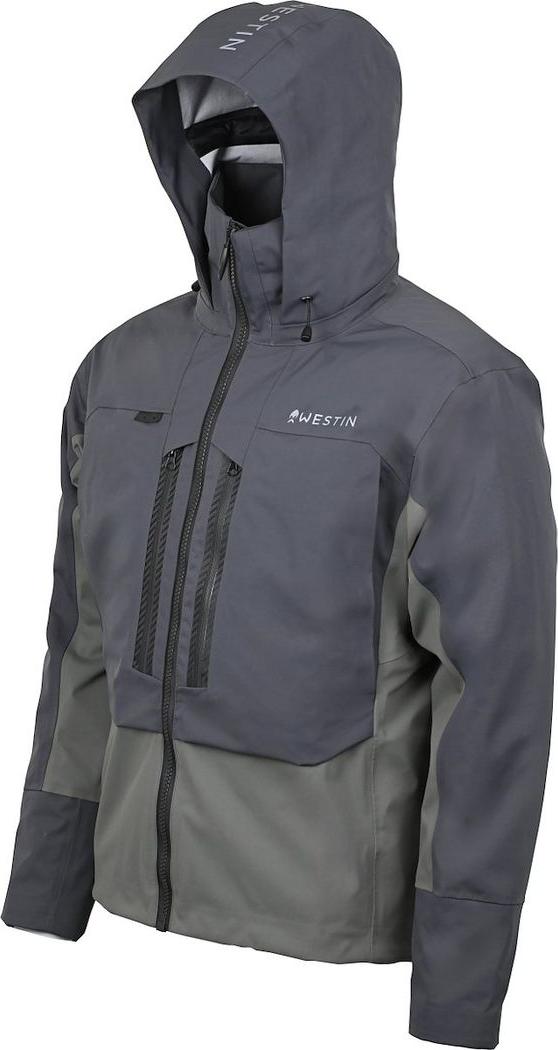 Westin W8 Wading Jacket Dark Shadow - Angeljacke, Größe:M