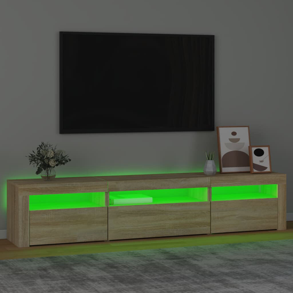 Metro Adalena TV Stand for TVs up to 88" Oak 88"