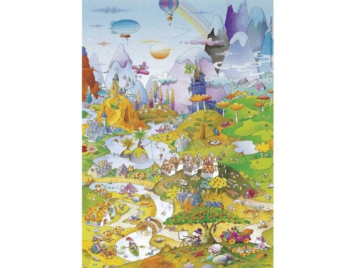 Heye Puz. Aan het meer - Puzzel 1000 stukjes - Mordillo - Meerkleurig