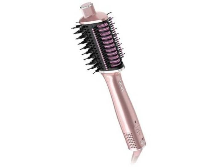Shark - Brosse Soufflante Glossi 2-En-1 Rose Poudré