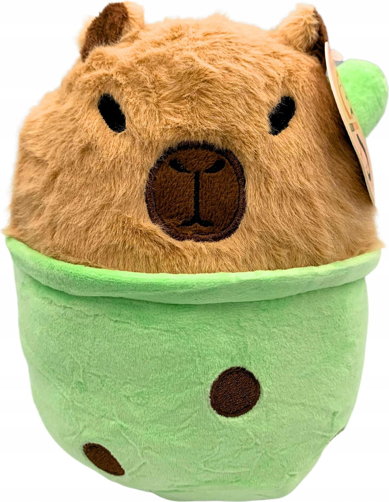 SkibiStore Capybara Shake Pudding Squish pluche knuffel, 20 cm