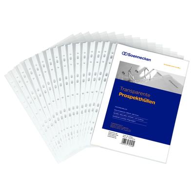 Soennecken 1502 Prospekthülle DIN A4 PP transparent 100 St./Pack.