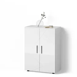 MIDISCHRANK Ronco Weiß Hochglanz 60 x 81 cm
