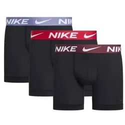 Nike 3P Everyday Essentials Micro Boxer Brief Rot/Blau Polyester Small Herren