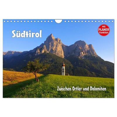 Südtirol - Zwischen Ortler und Dolomiten (Wandkalender 2027 DIN A4 quer), CALVENDO Monatskalender