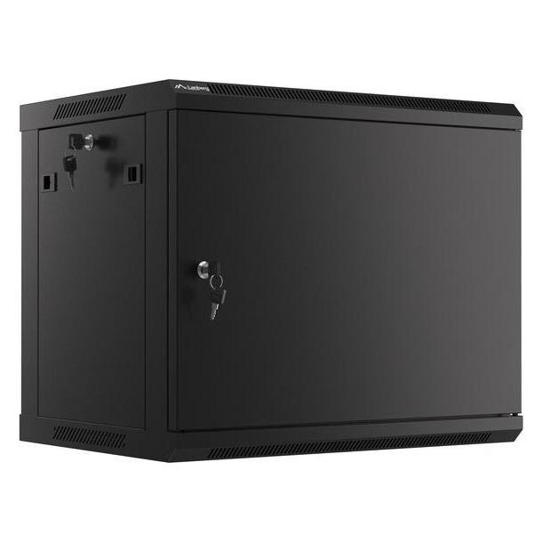 Lanberg WF01-6409-00B Rack 9U Wandmontiertes Regal (9 HE, 19 Zoll Rack) (WF01-6409-00B)