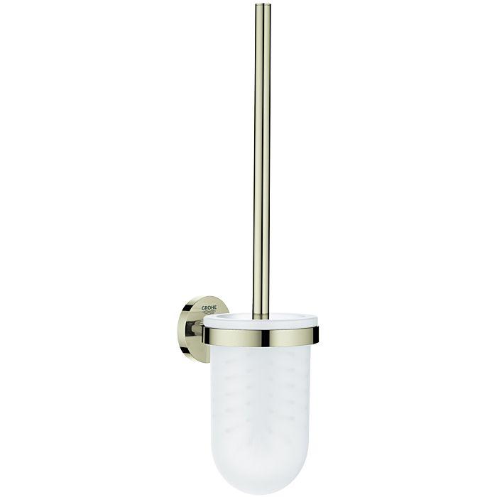 Grohe Essentials WC-Bürstengarnitur 40374BE1 nickel, Wandmodell, verdeckte Befestigung