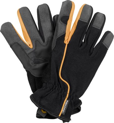 Fiskars 1003478 Garten-Arbeitshandschuhe Schwarz/Orange 1 Paar