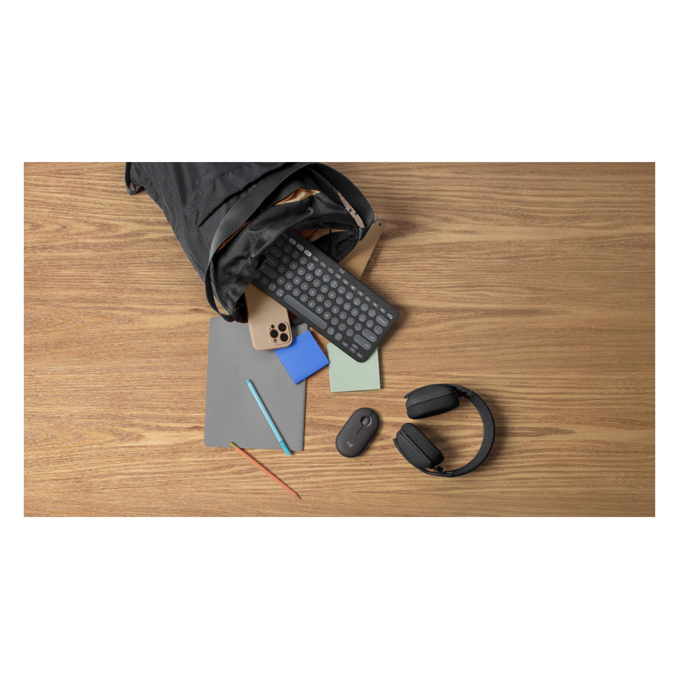 Logitech Pebble Keys 2 K380S (Eng. Int., Kabellos) (920-011851)