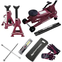 Kraftwerk, Wagenheber, Universal-Radwechsel-Satz (3000 kg, 14.50 - 50 cm)