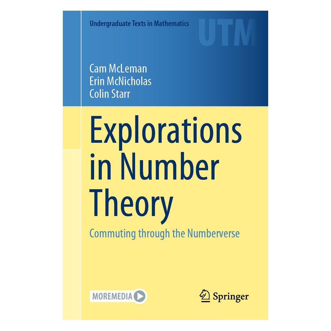 Springer Explorations in Number Theory (Englisch, Hardcover, Cam McLeman, Colin Starr, Erin McNicholas) (9783030989309)