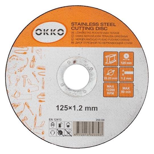 Bloomsbury CUTTING DISCS 125X1.2 OKKO (36518031)