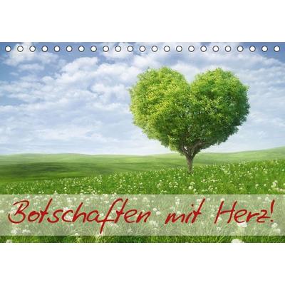 Botschaften mit Herz! (Tischkalender immerwährend DIN A5 quer)