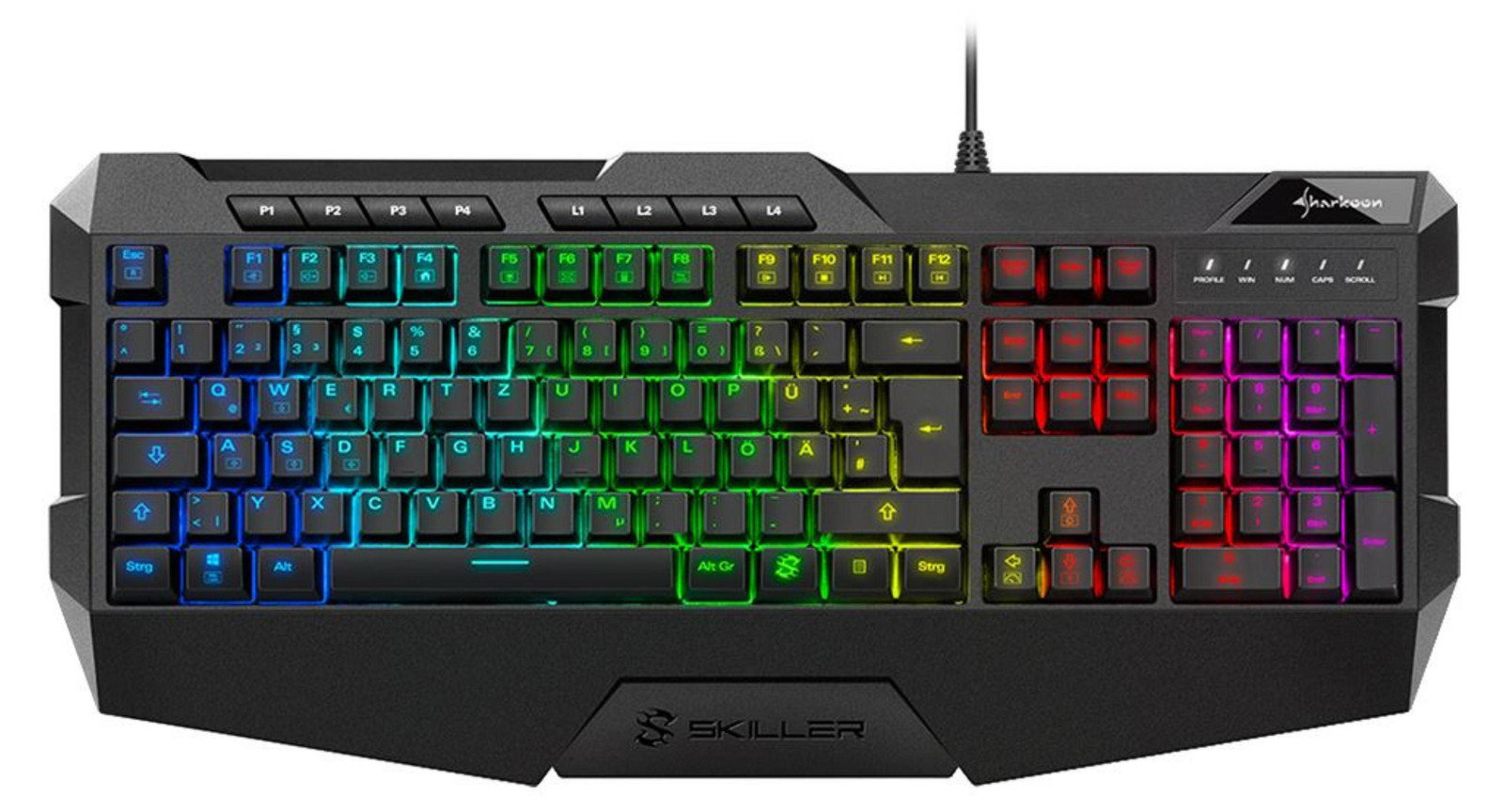 Sharkoon Skiller SGK4 Gaming Keyboard DE Layout