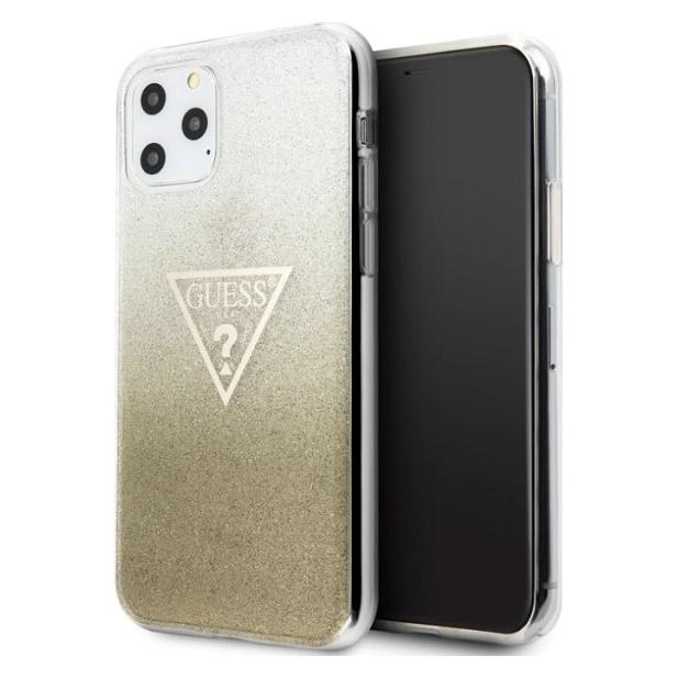 Guess Hard Cover Solid Glitter (Apple iPhone 11 Pro Max) (GUHCN65SGTLGO)