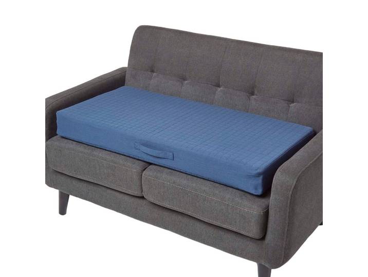 SOFA-AUFLAGE dunkelblau 100/50/10 cm – Sitzkissen orthopädisch