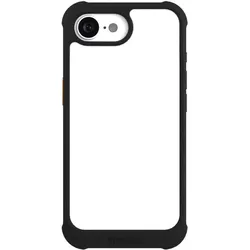 Nivocase Hülle für Apple iPhone 16e Stossfeste Handyhülle NIVOmax Case Schwarz Farbe einfarbig weiss (Apple iPhone 16e), Smartphone Hülle, Weiss, Schwarz