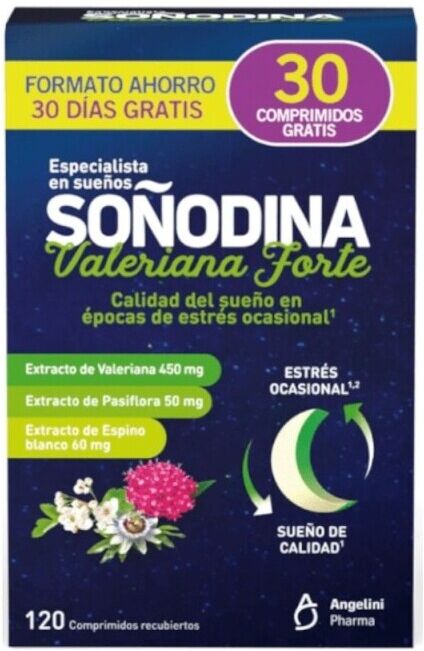 Angelini Soñodine Valerian Forte 120 Tablets