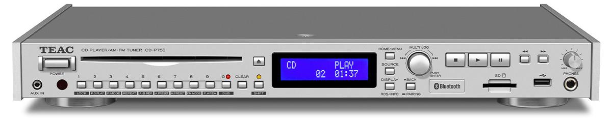 TEAC CD-P750DAB, Silber, CD-Rekorder