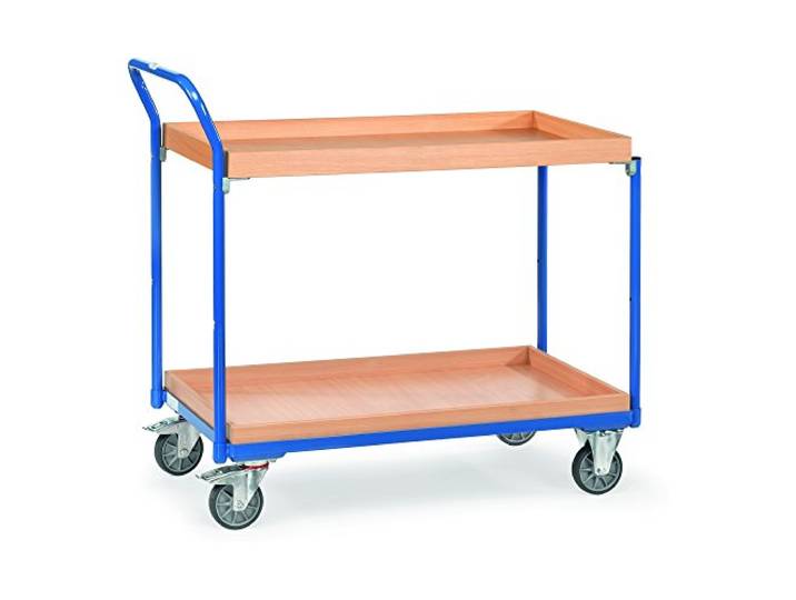 Fetra Transportgeräte mtpfg3760 Wagen Tablett Griff schräger Schneide, 2 mit Wulst 850 mm x 500 mm Plattform