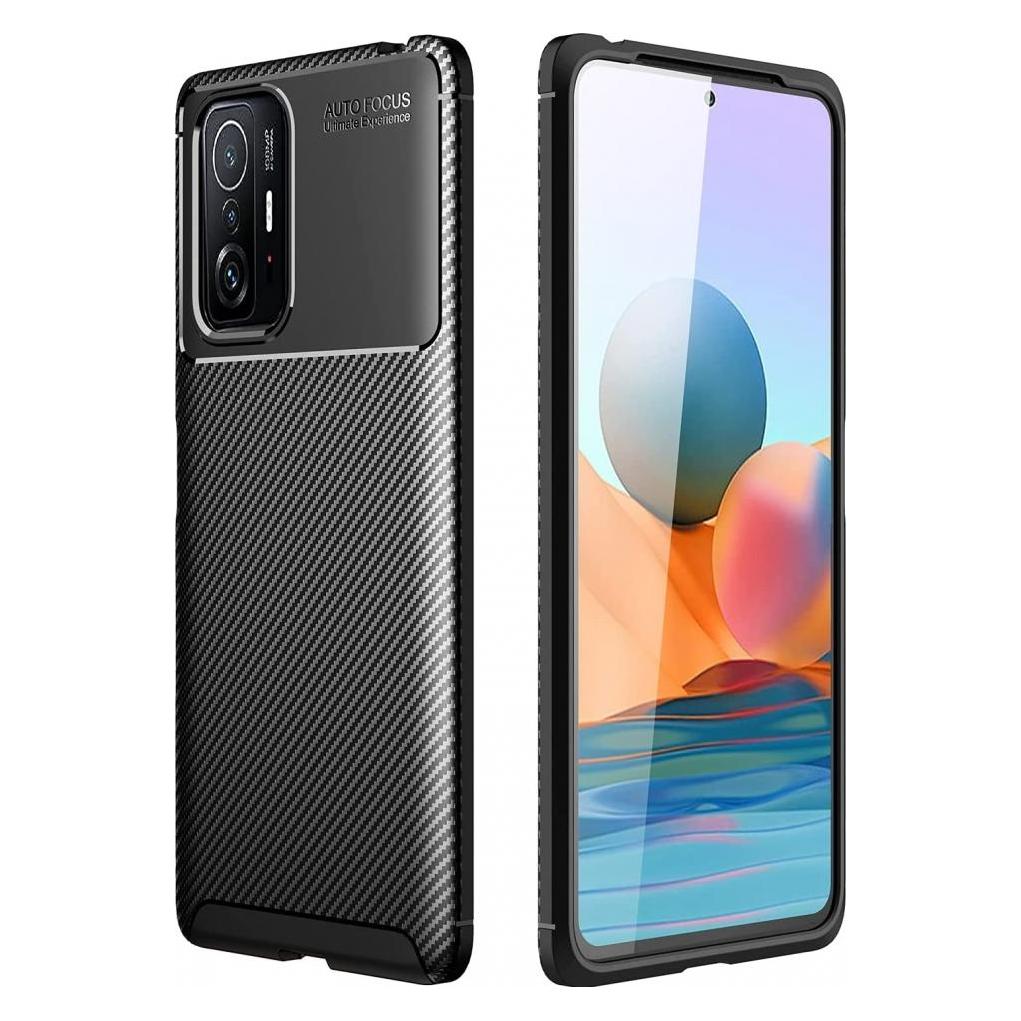 Screenguard Xiaomi 11T Hülle Carbon Design TPU Case (Xiaomi 11T) (00029415)