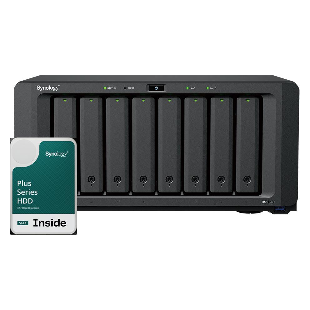 Synology DS1825+ 8Bay 128TB NAS met 8x 16TB Plus HDD (DS1825P-816SYN)