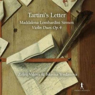 Maddalena Lombardini Sirmen: Tartini s Letter - Vi - Zefira Valova Iskrena Yordanova, CD