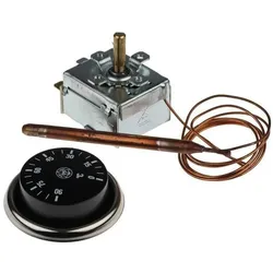 RS PRO Kapillarthermostat 1-polig 0 bis +90°C, Thermostat