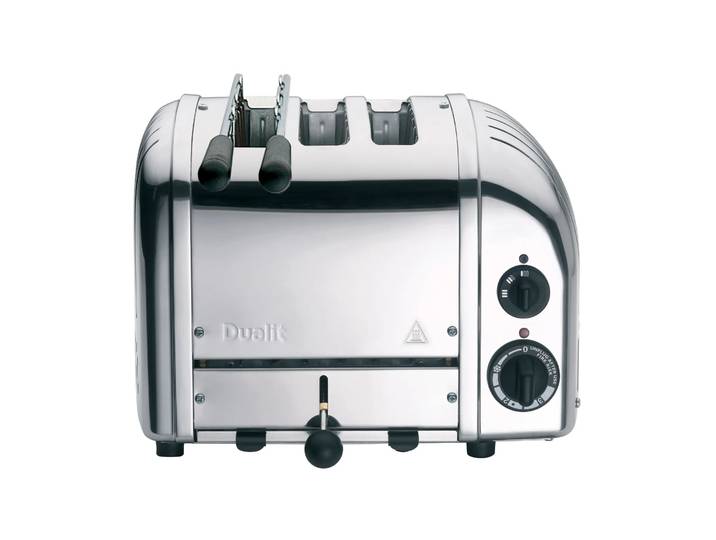 Dualit Toaster Classic Combi 2+1 Scheiben und Toastgitter Edelstahl
