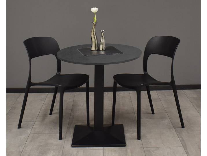 Bistrotisch Bakadi rund 70 x 75 x 70cm Schwarz/Grün/Anthrazit