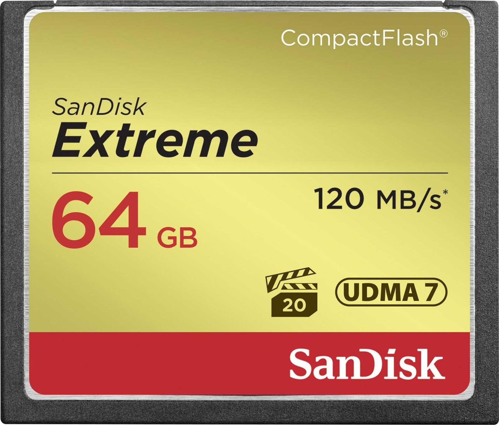 SanDisk Extreme CompactFlash-geheugenkaart - 64 GB