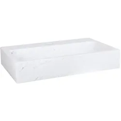 Differnz, Waschbecken, Fontana Piatta in Marmo (240 mm, 380 mm)