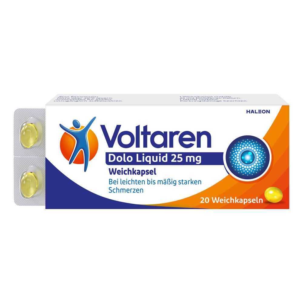 Voltaren Dolo Liquid 25 mg Weichkapseln 20 St