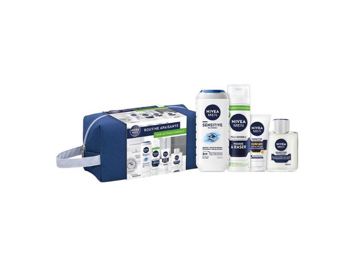 NIVEA MEN Trousse Visage &amp; corps Routine Sensitive
