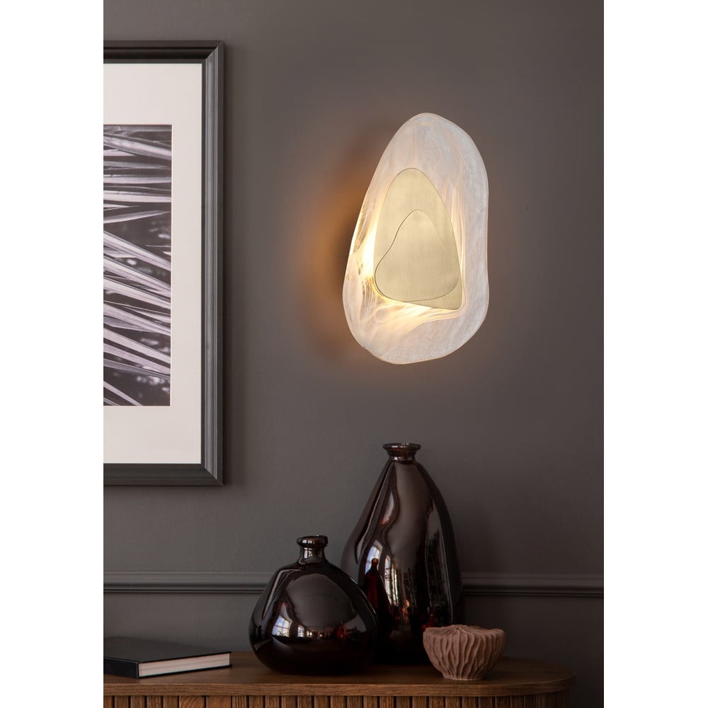 Wandlamp Destiny Searchlight goud/messing 32983PB