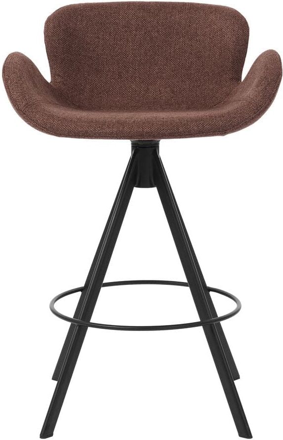 Zago Chaise snack tissu rouge lie de vin Rouge 55x85x48cm