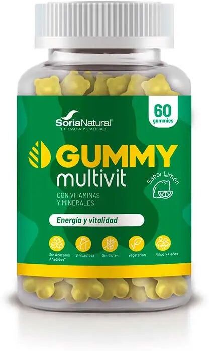SORIA NATURAL Gummy Multivitaminas Limon Ds