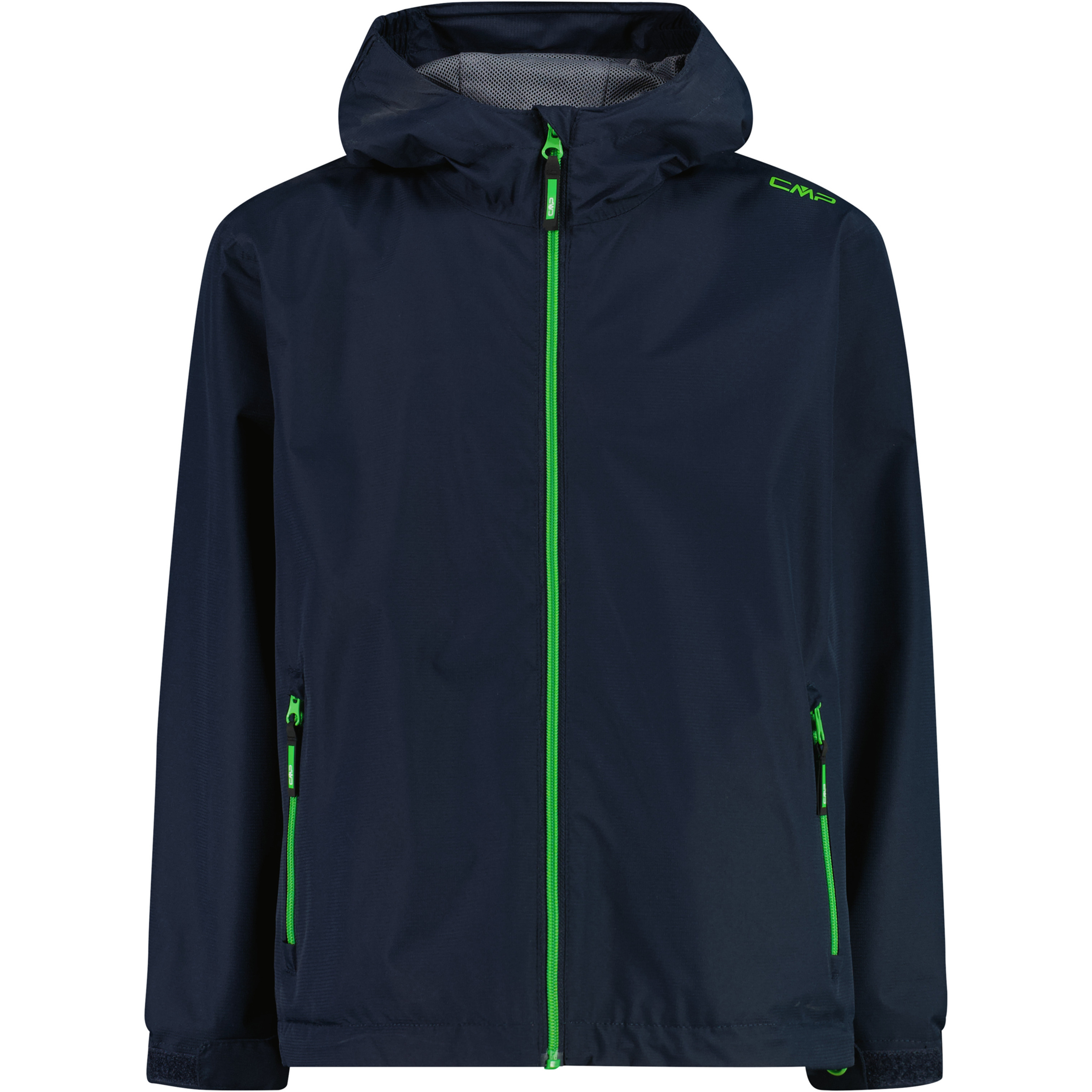 CMP Boys Rain Kinder Regenjacke blau Größe 140 Trekking Klein verpackbar Wasserabweisend