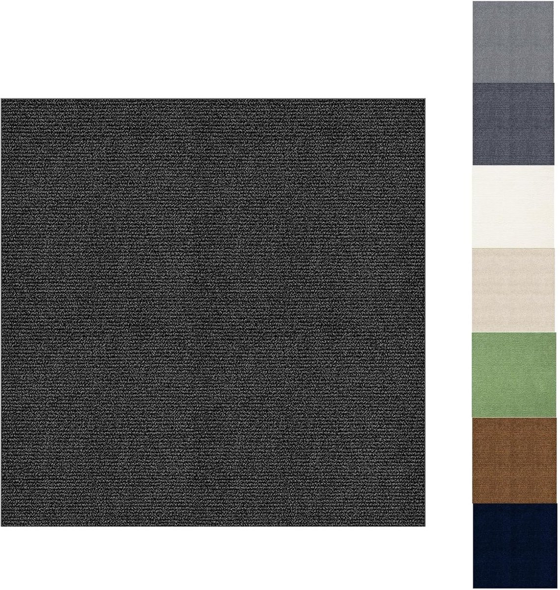 Zelfklevende Tapijttegels Zwart - 1 m²