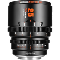 7artisans Festbrennweite 25mm T/2.1 – Sony E-Mount, Objektiv, Schwarz