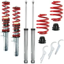 RedLine Gewindefahrwerk passend für BMW E46 4 und 6 Zylinder alle Modelle Baujahr 1998 - 2005