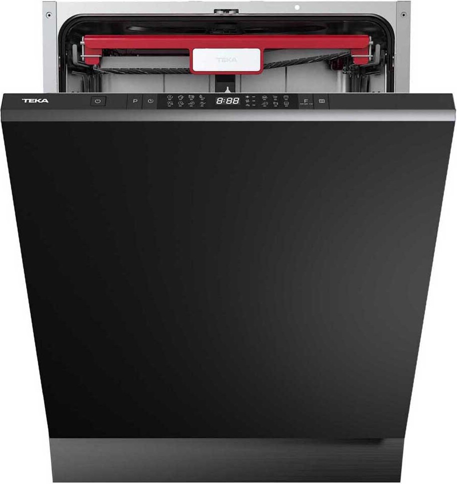 Teka DFI 46960, Voll integriert, Standardgröße (60 cm), Schwarz, Berührung, LED, 14 Maßgedecke