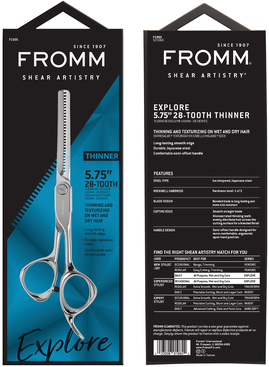 """Fromm Explore 5.75"" 28-Tooth Thinning Shear"""