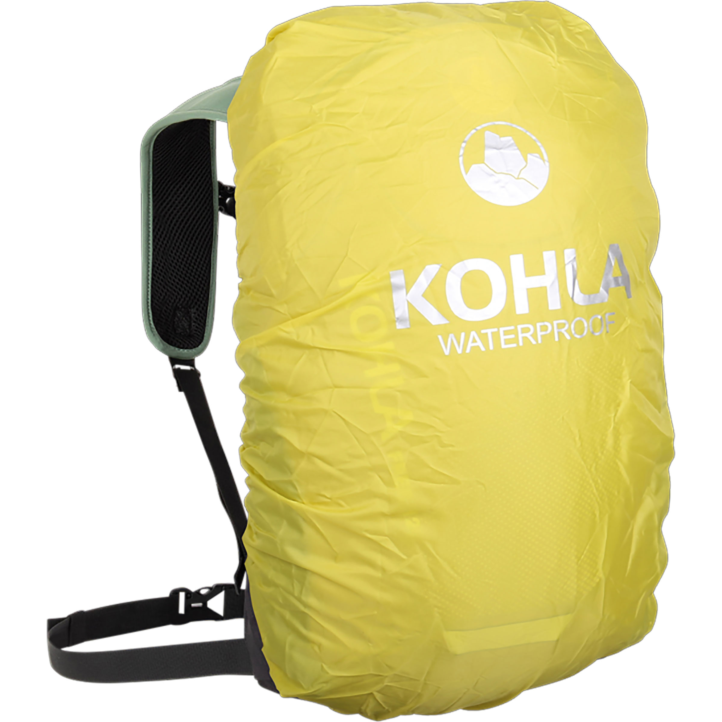 Kohla Regenhülle Kinder Rucksack Zubehör gelb Größe 10-20L Trekking