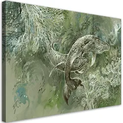 WANDBILD ein paar wale von humbacks