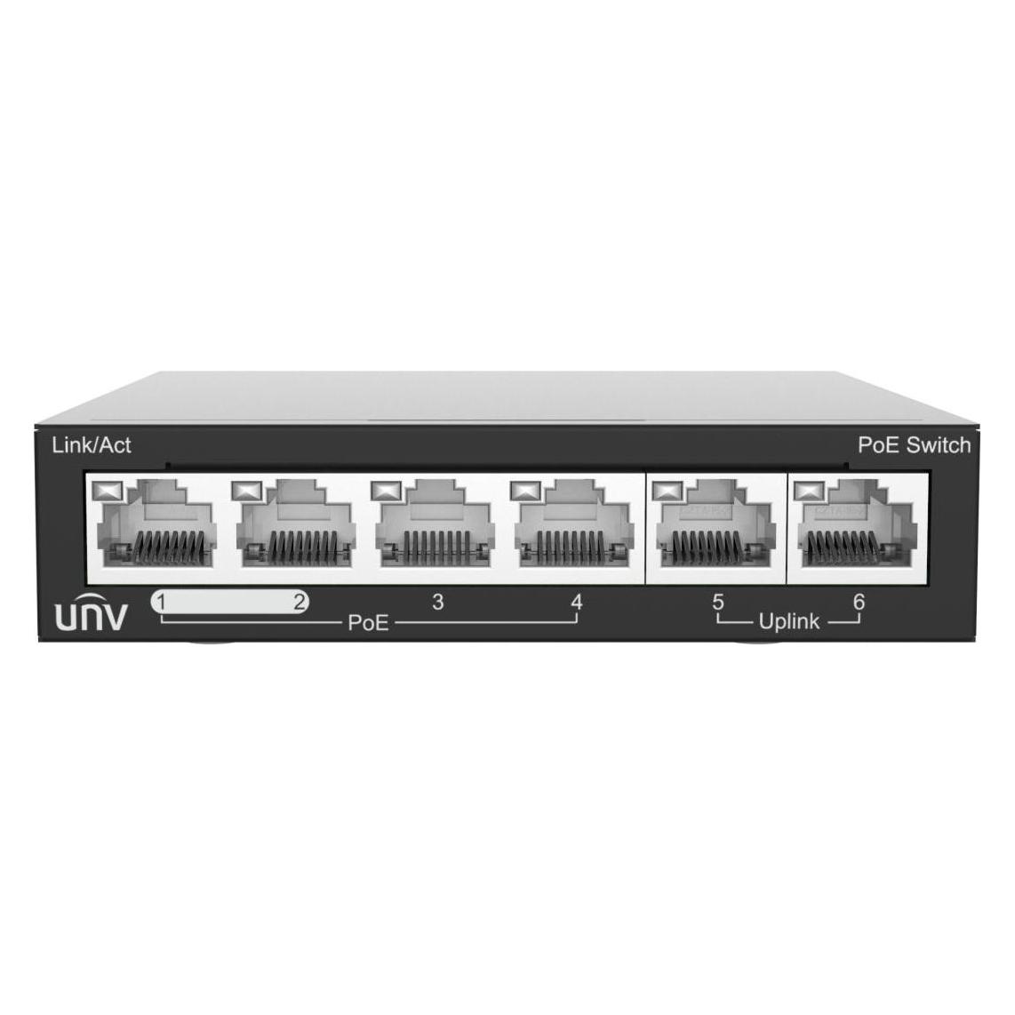 Uniview NSW2020-6T-Poe-In (6 Ports) (NSW2020-6T-POE-IN)